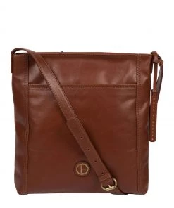 Pure Luxuries London Plumpton Leather Cross-Body Bag