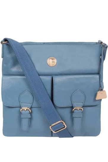 Pure Luxuries London Azalea Leather Cross-Body Bag Dark Brown 12 Pure Luxuries London Azalea Leather Cross-Body Bag Dark Brown - Image 10