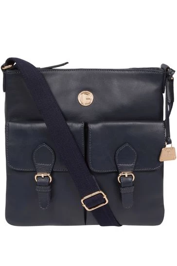 Pure Luxuries London Azalea Leather Cross-Body Bag Dark Brown 13 Pure Luxuries London Azalea Leather Cross-Body Bag Dark Brown - Image 11