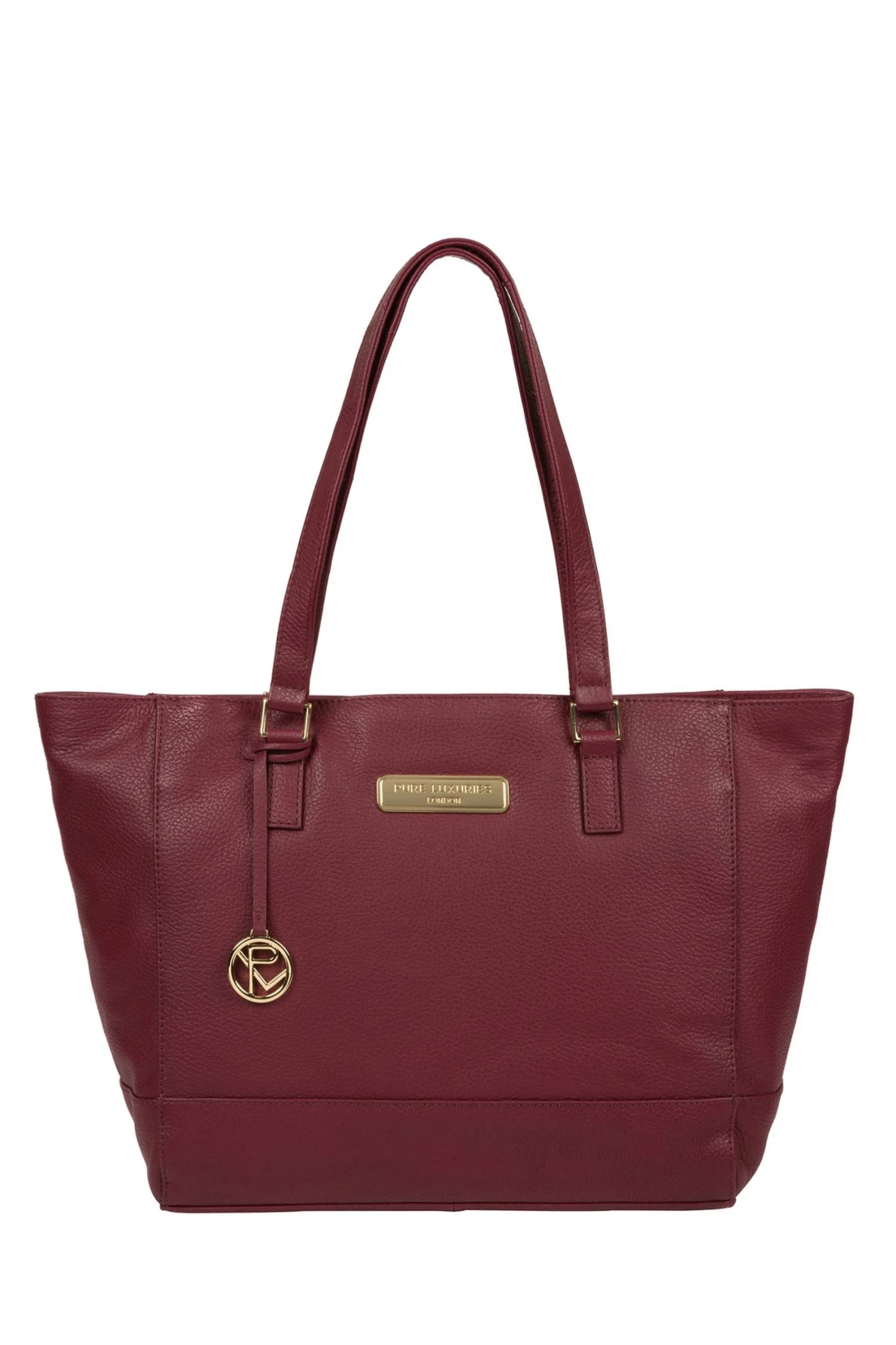 Pure Luxuries London Sophie Leather Tote Bag Navy 3 Pure Luxuries London Sophie Leather Tote Bag Navy