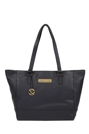 Pure Luxuries London Sophie Leather Tote Bag Navy 10 Pure Luxuries London Sophie Leather Tote Bag Navy - Image 8