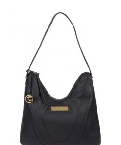 Pure Luxuries London Felicity Leather Shoulder Bag Black -Pure Luxuries shop unnamed file 1097