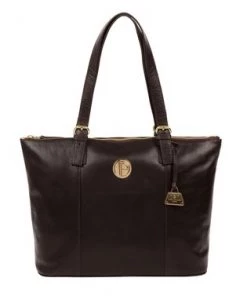 Pure Luxuries London Aster Leather Tote Bag Dusky Blue -Pure Luxuries shop unnamed file 1120