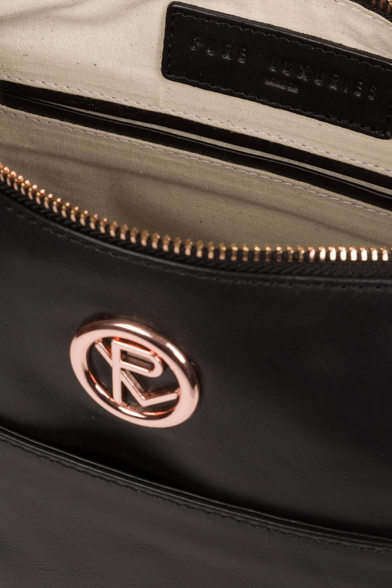 Pure Luxuries London Miro Leather Shoulder Bag Grey 6 Pure Luxuries London Miro Leather Shoulder Bag Grey - Image 4