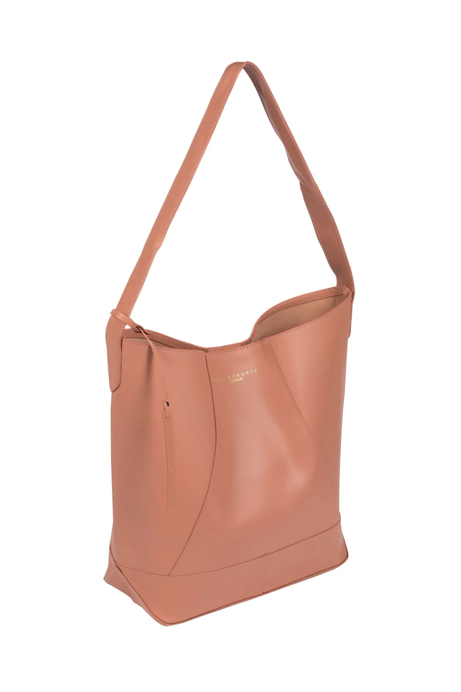 Pure Luxuries London Tunbridge Vegetable-Tanned Leather Shoulder Bag Smoky Blue 6 Pure Luxuries London Tunbridge Vegetable-Tanned Leather Shoulder Bag Smoky Blue - Image 4