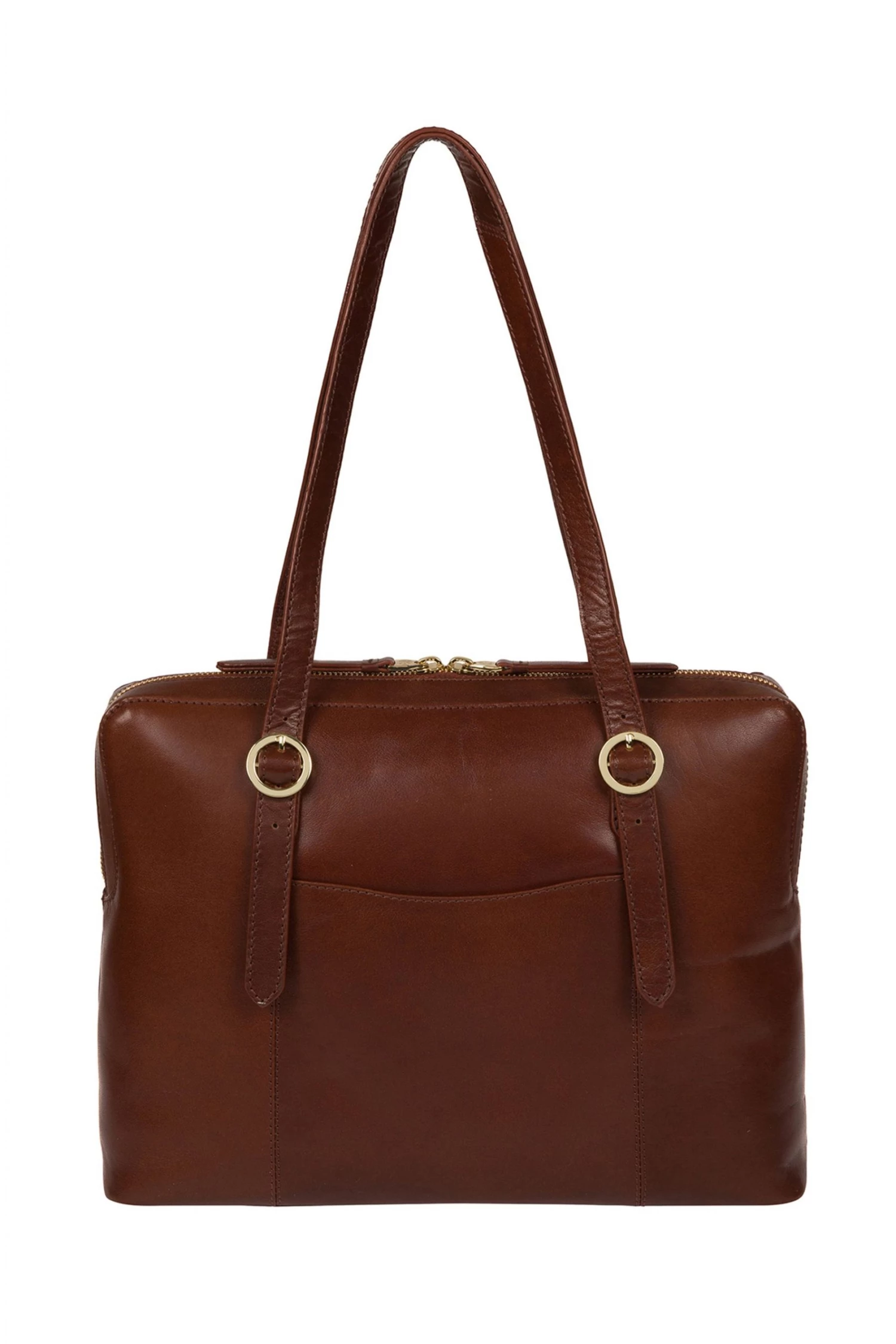 Pure Luxuries London Ornella Vegetable-Tanned Leather Handbag Black 4 Pure Luxuries London Ornella Vegetable-Tanned Leather Handbag Black - Image 2