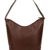 Pure Luxuries London Winchester Ombre Chestnut Leather Shoulder Bag