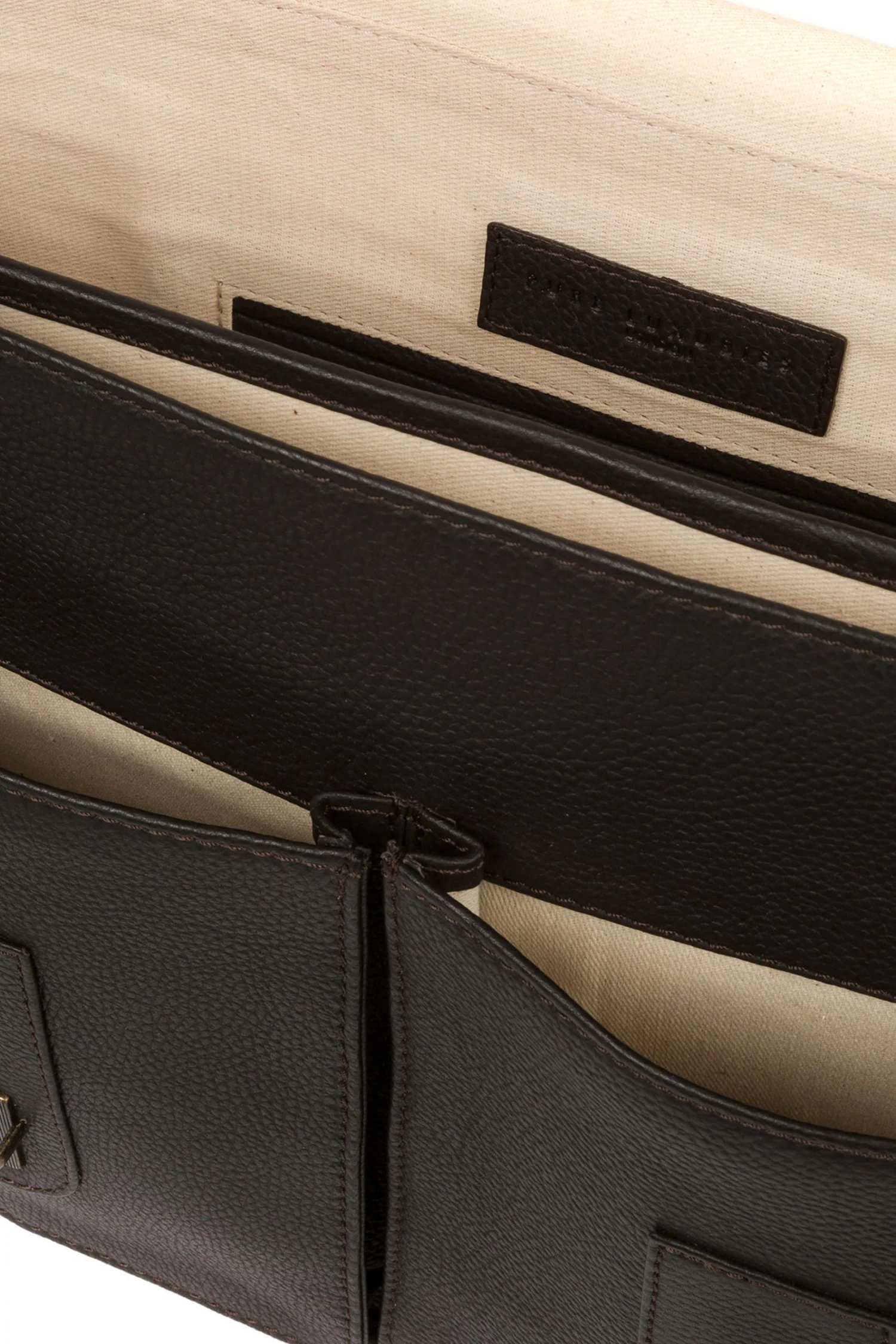 Pure Luxuries London Bank Leather Work Bag Black 5 Pure Luxuries London Bank Leather Work Bag Black - Image 3