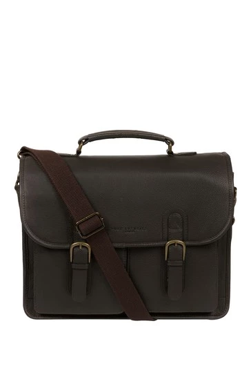 Pure Luxuries London Bank Leather Work Bag Black 7 Pure Luxuries London Bank Leather Work Bag Black - Image 5