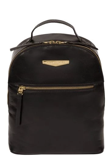 Pure Luxuries London Natala Vegetable-Tanned Leather Backpack Black 9 Pure Luxuries London Natala Vegetable-Tanned Leather Backpack Black - Image 7