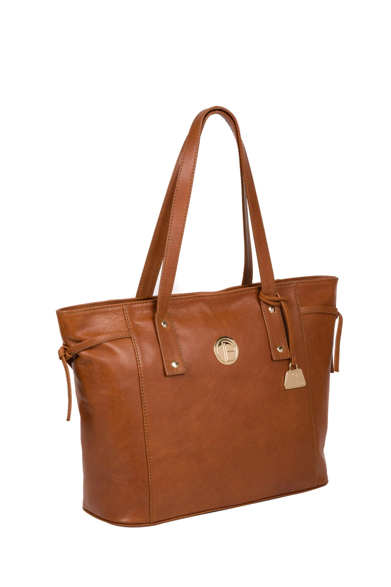 Pure Luxuries London Calista Leather Tote Bag Jet Black 4 Pure Luxuries London Calista Leather Tote Bag Jet Black - Image 2