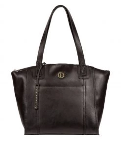 Pure Luxuries London Jura Leather Handbag Vintage Black