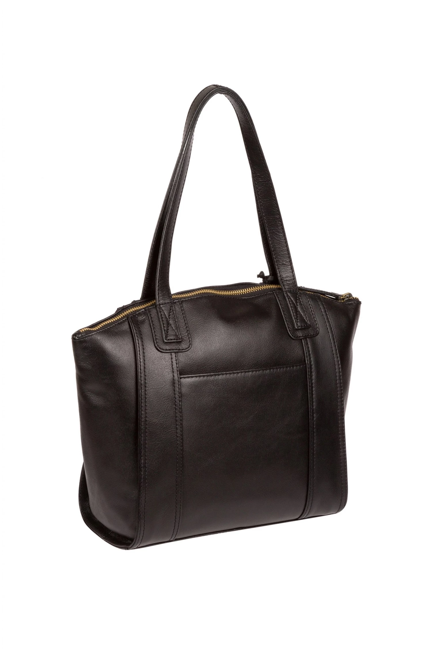 Pure Luxuries London Jura Leather Handbag Vintage Black 5 Pure Luxuries London Jura Leather Handbag Vintage Black - Image 3