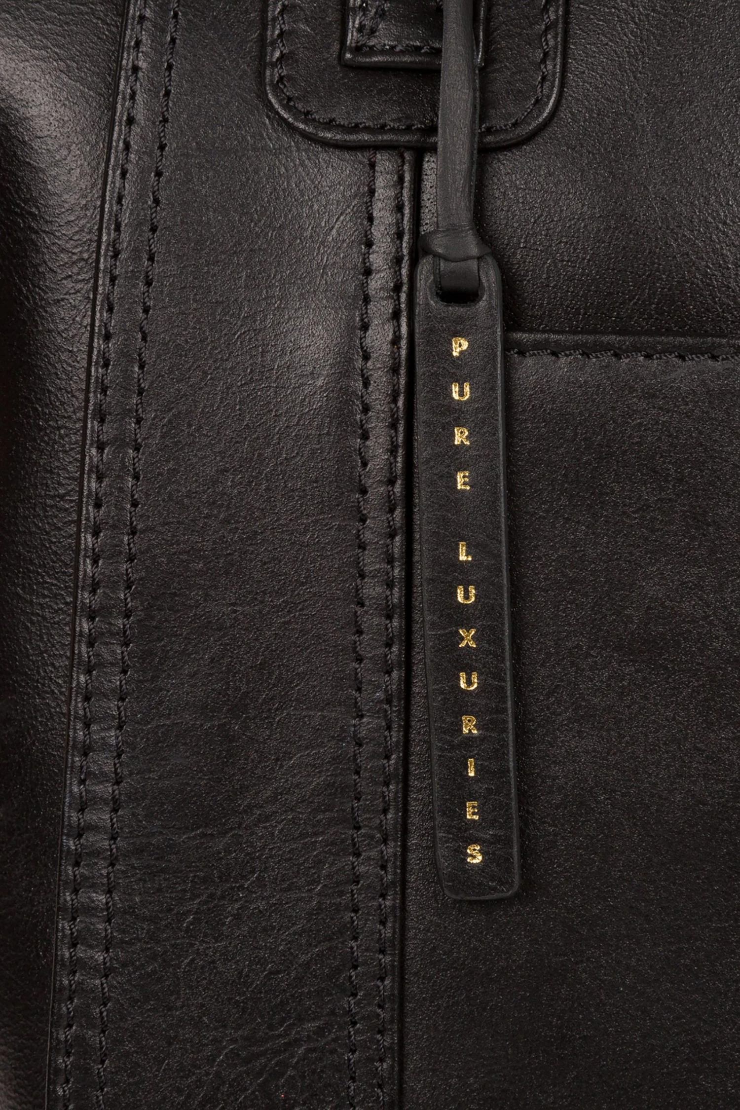 Pure Luxuries London Jura Leather Handbag Vintage Black 6 Pure Luxuries London Jura Leather Handbag Vintage Black - Image 4