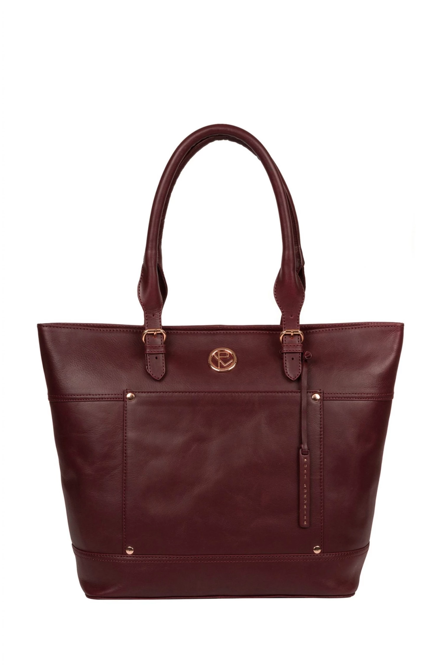 Pure Luxuries London Monet Leather Tote Bag Burgundy 3 Pure Luxuries London Monet Leather Tote Bag Burgundy