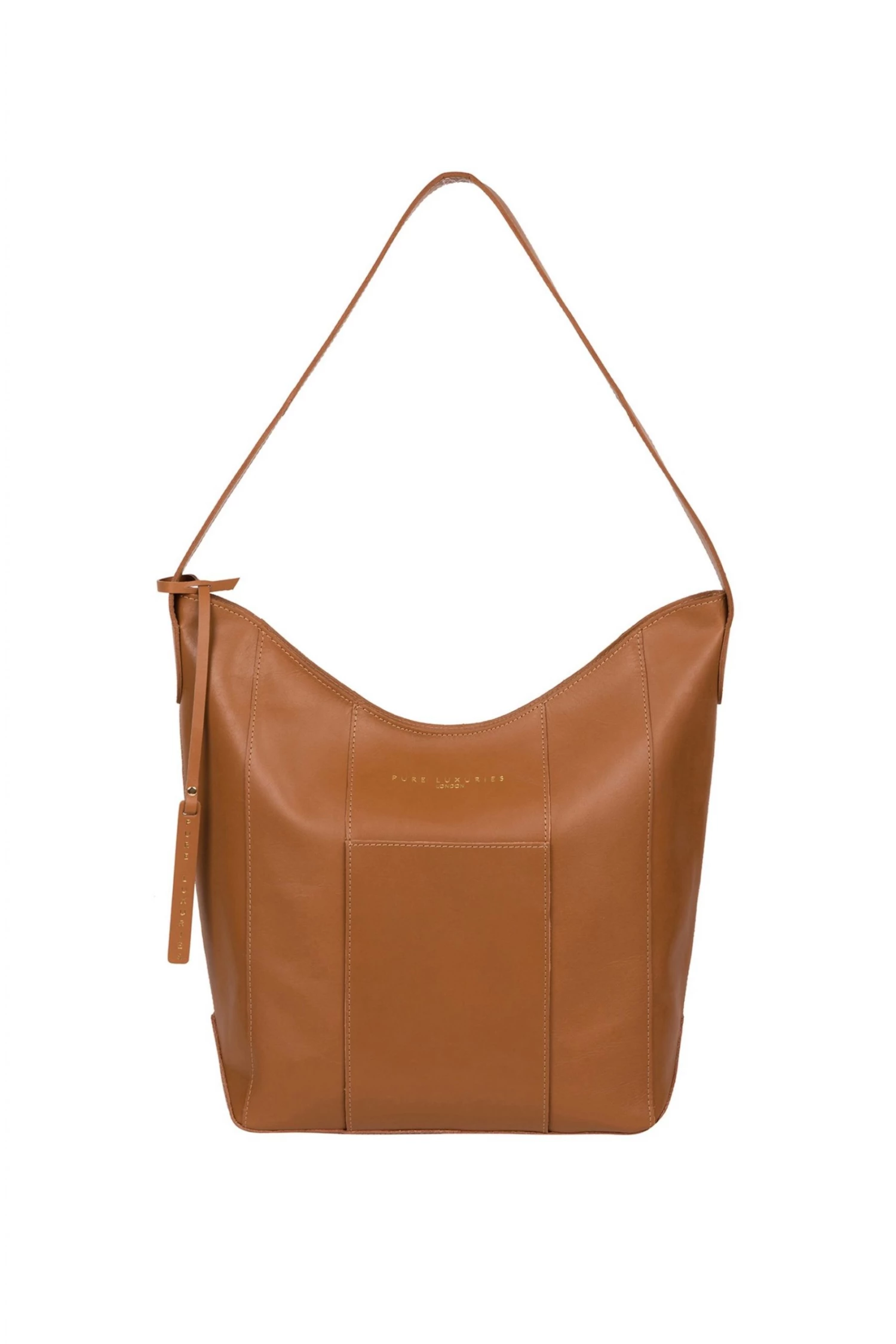 Pure Luxuries London Saddle Tan Winchester Leather Shoulder Bag 3 Pure Luxuries London Saddle Tan Winchester Leather Shoulder Bag