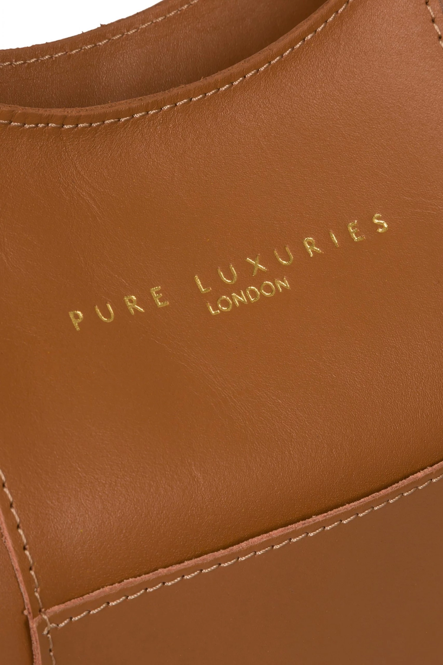 Pure Luxuries London Saddle Tan Winchester Leather Shoulder Bag 7 Pure Luxuries London Saddle Tan Winchester Leather Shoulder Bag - Image 5