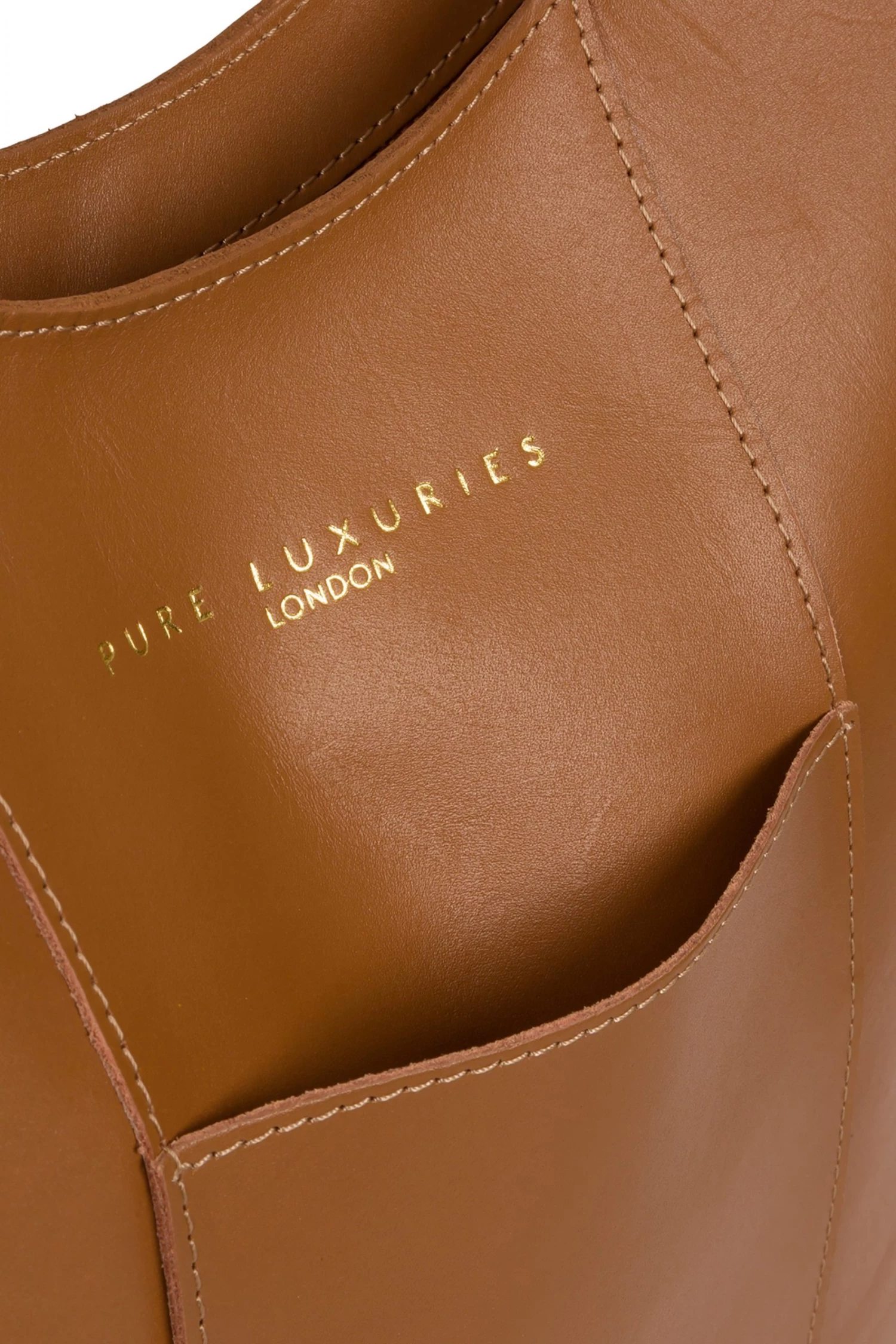Pure Luxuries London Saddle Tan Winchester Leather Shoulder Bag 8 Pure Luxuries London Saddle Tan Winchester Leather Shoulder Bag - Image 6