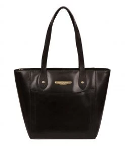 Pure Luxuries London Marisa Vegetable-Tanned Leather Tote Bag Italian Tan