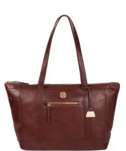 Pure Luxuries London Willow Leather Tote Bag Hazelnut -Pure Luxuries shop unnamed file 1261