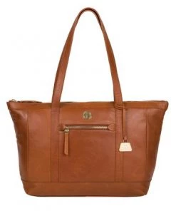 Pure Luxuries London Willow Leather Tote Bag Hazelnut -Pure Luxuries shop unnamed file 1264