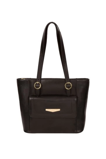 Pure Luxuries London Penelope Vegetable-Tanned Leather Handbag Italian Tan Brown 9 Pure Luxuries London Penelope Vegetable-Tanned Leather Handbag Italian Tan Brown - Image 7