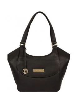 Pure Luxuries London Grace Leather Tote Bag Black -Pure Luxuries shop unnamed file 1305