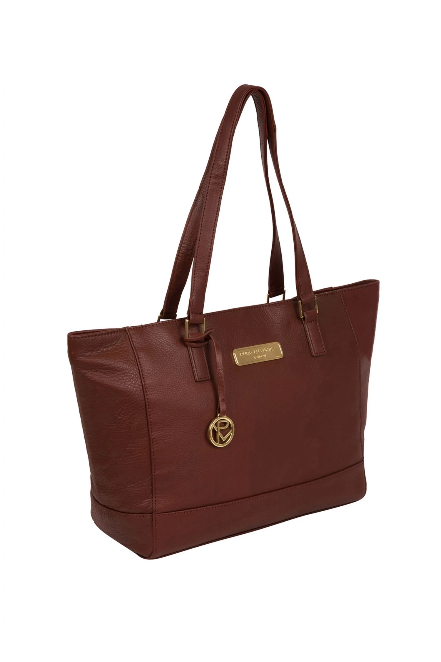 Pure Luxuries London Sophie Chestnut Leather Tote Bag 4 Pure Luxuries London Sophie Chestnut Leather Tote Bag - Image 3