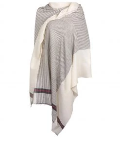 Pure Luxuries London White Pixel Cashmere & Merino Wool Throw -Pure Luxuries shop unnamed file 1315 scaled