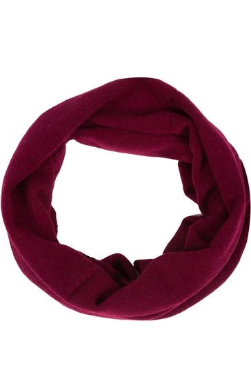 Pure Luxuries London Holker Cashmere & Merino Wool Snood Chilli Red 11 Pure Luxuries London Holker Cashmere & Merino Wool Snood Chilli Red - Image 9