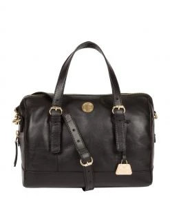 Pure Luxuries London Iris Leather Handbag Chestnut Brown