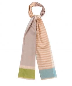 Pure Luxuries London Cream Charon Cashmere & Merino Wool Pashmina Scarf