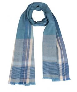 Pure Luxuries London Blue Earth Cashmere & Merino Wool Scarf -Pure Luxuries shop unnamed file 1458