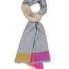 Pure Luxuries London Grey Hue Cashmere & Merino Wool Neckerchief -Pure Luxuries shop unnamed file 1500