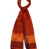Pure Luxuries London Orange Venus Cashmere & Merino Wool Pashmina