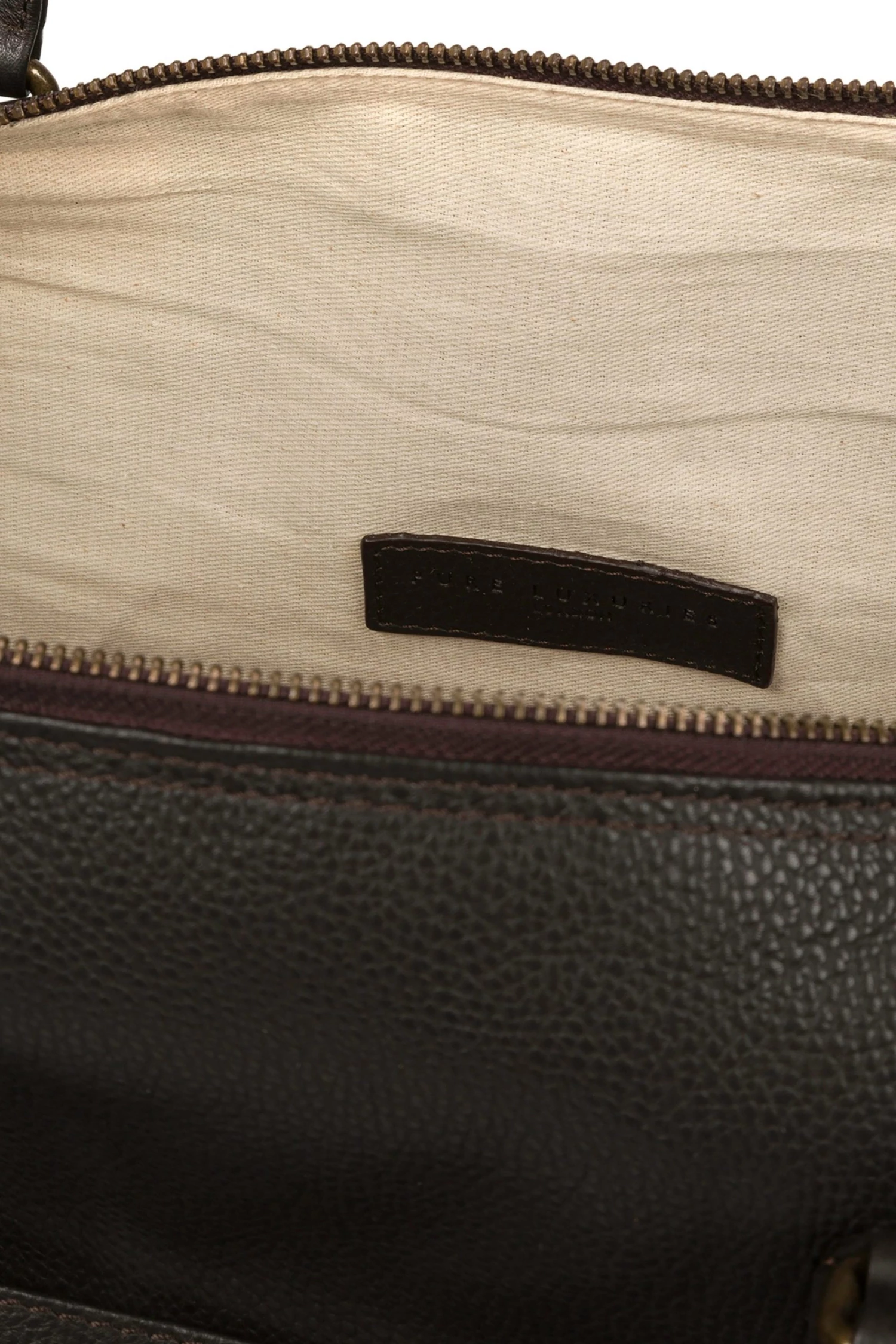 Pure Luxuries London Cargo Leather Holdall Black 5 Pure Luxuries London Cargo Leather Holdall Black - Image 3