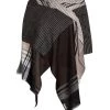 Pure Luxuries London Mono Cashmere & Merino Wool Shawl Wrap