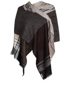 Pure Luxuries London Mono Cashmere & Merino Wool Shawl Wrap -Pure Luxuries shop unnamed file 1537