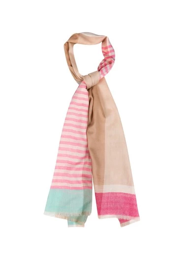 Pure Luxuries London Pink Zenith Cashmere & Merino Wool Pashmina Scarf 6 Pure Luxuries London Pink Zenith Cashmere & Merino Wool Pashmina Scarf - Image 4