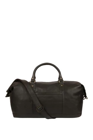 Pure Luxuries London Cargo Leather Holdall Black 8 Pure Luxuries London Cargo Leather Holdall Black - Image 6