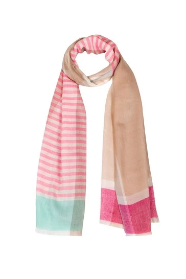 Pure Luxuries London Pink Zenith Cashmere & Merino Wool Scarf 6 Pure Luxuries London Pink Zenith Cashmere & Merino Wool Scarf - Image 4