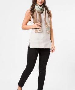 Pure Luxuries London Brown Asteris Cashmere & Merino Wool Scarf -Pure Luxuries shop unnamed file 1563