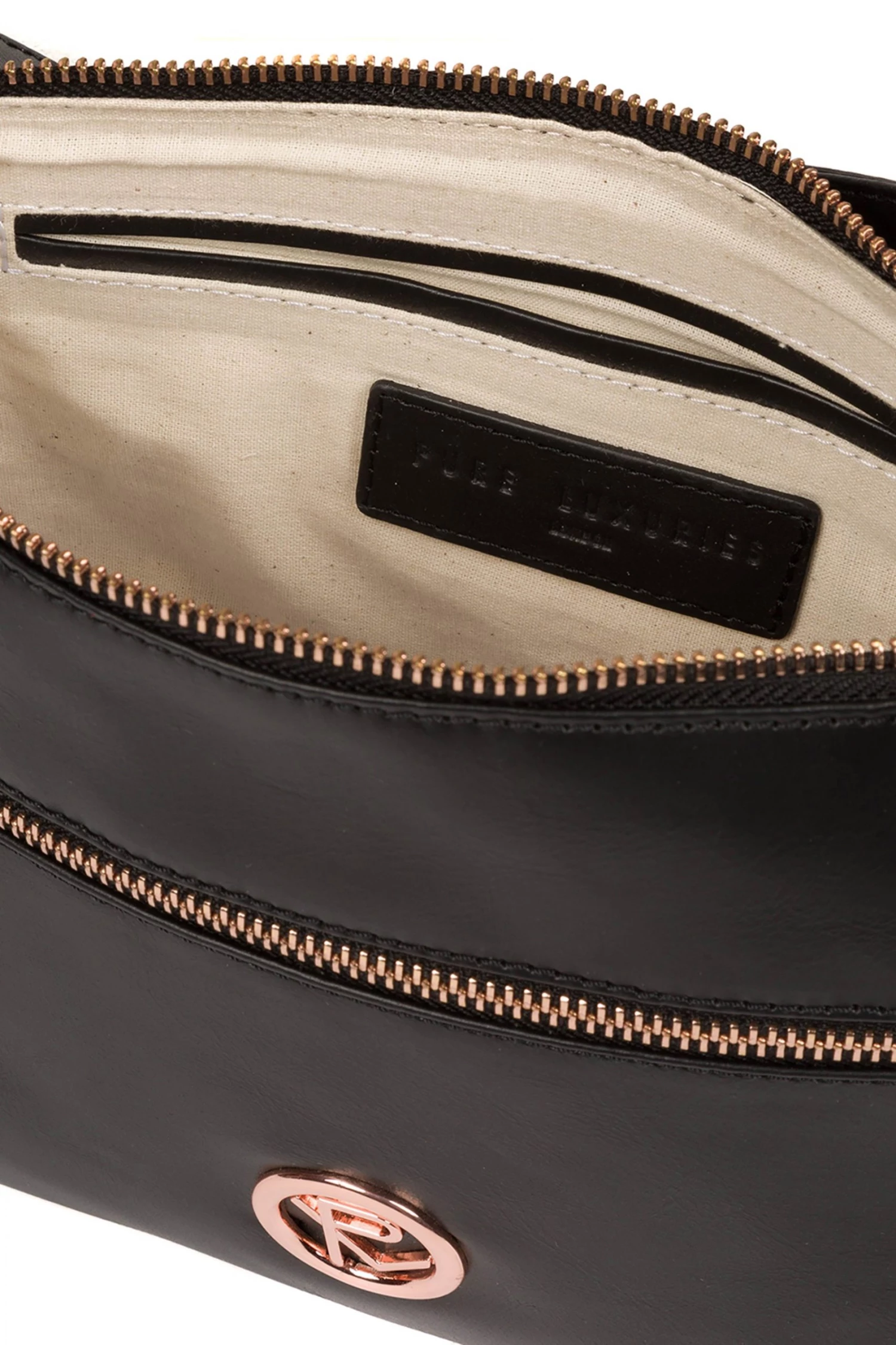 Pure Luxuries London Matisse Leather Cross-Body Bag Black 6 Pure Luxuries London Matisse Leather Cross-Body Bag Black - Image 4