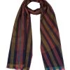 Pure Luxuries London Blue Ratio Cashmere & Merino Wool Scarf