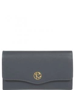 Pure Luxuries London Blue Montpellier Leather Tri-Fold Purse Misty Rose Pink -Pure Luxuries shop unnamed file 1639