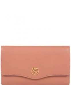 Pure Luxuries London Blue Montpellier Leather Tri-Fold Purse Misty Rose Pink -Pure Luxuries shop unnamed file 1642