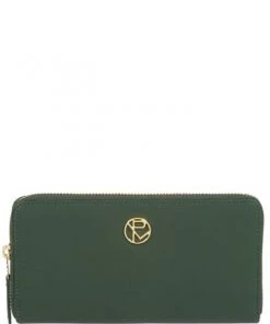 Pure Luxuries London Nimes Leather Zip-Round Purse Ever Green -Pure Luxuries shop unnamed file 1649