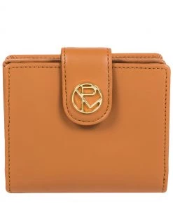 Pure Luxuries London Avignon Leather Bi-Fold Purse Smoky Blue