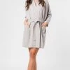 Pure Luxuries London Hallbeck Cashmere & Merino Wool Dressing Gown Black -Pure Luxuries shop unnamed file 1699