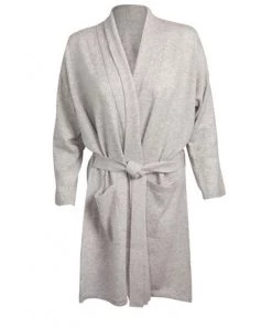 Pure Luxuries London Hallbeck Cashmere & Merino Wool Dressing Gown Black -Pure Luxuries shop unnamed file 1703